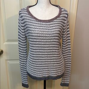 Rag & Bone Striped Ribbon Pullover Sweater